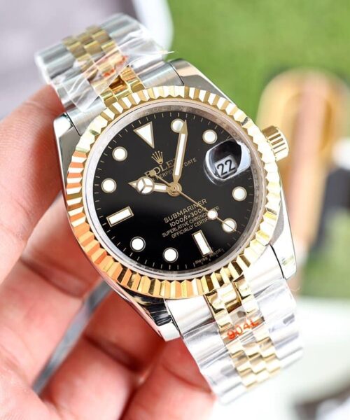 Rolex Submariner Date 41mm Silver Toned For Men