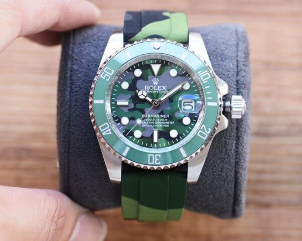 Rolex Submariner Date 41mm Silver Toned For Men