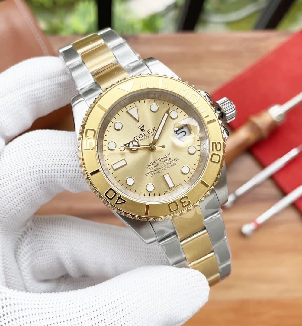 Rolex Submariner Date 41mm Silver Toned For Men