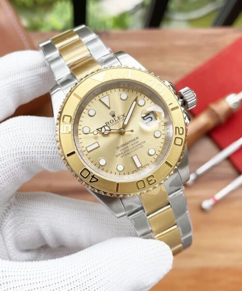 Rolex Submariner Date 41mm Silver Toned For Men