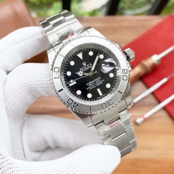 Rolex Submariner Date 41mm Silver Toned For Men