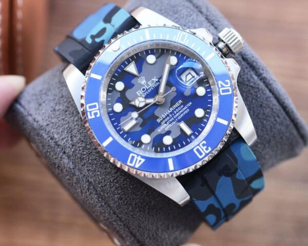 Rolex Submariner Date 41mm Silver Toned For Men