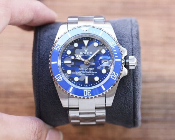 Rolex Submariner Date 41mm Silver Toned For Men