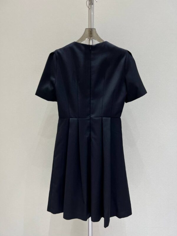 Round Neck Dress Black For Women