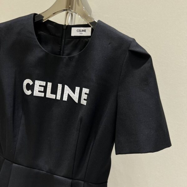 Round Neck Dress Black For Women