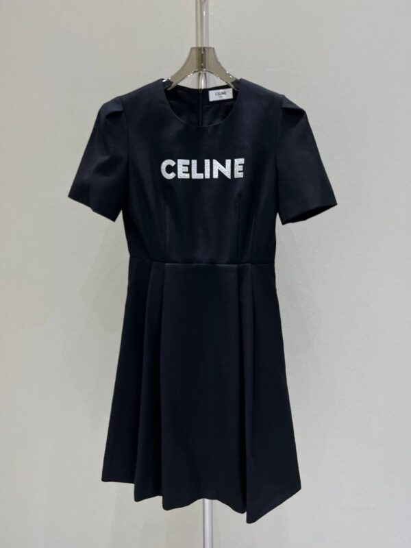 Round Neck Dress Black For Women