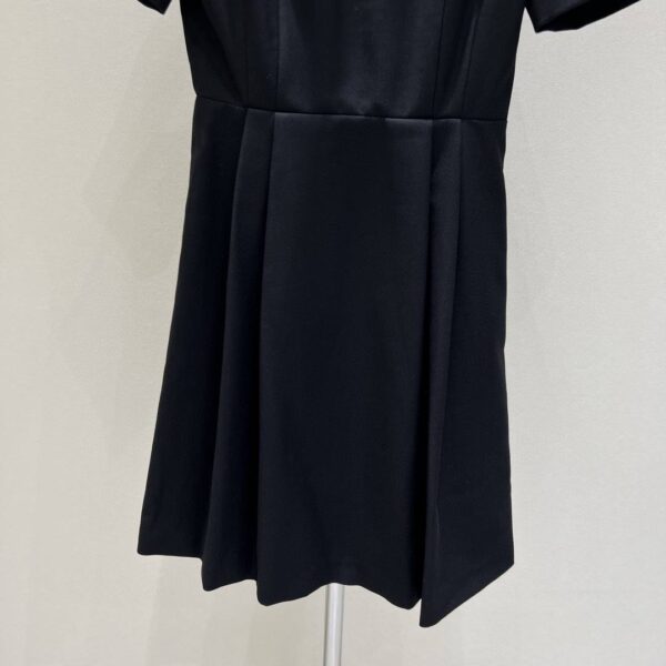 Round Neck Dress Black For Women