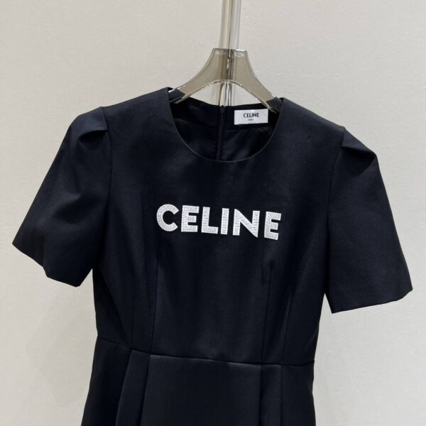 Round Neck Dress Black For Women