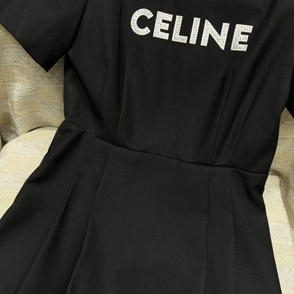 Round Neck Dress Black For Women