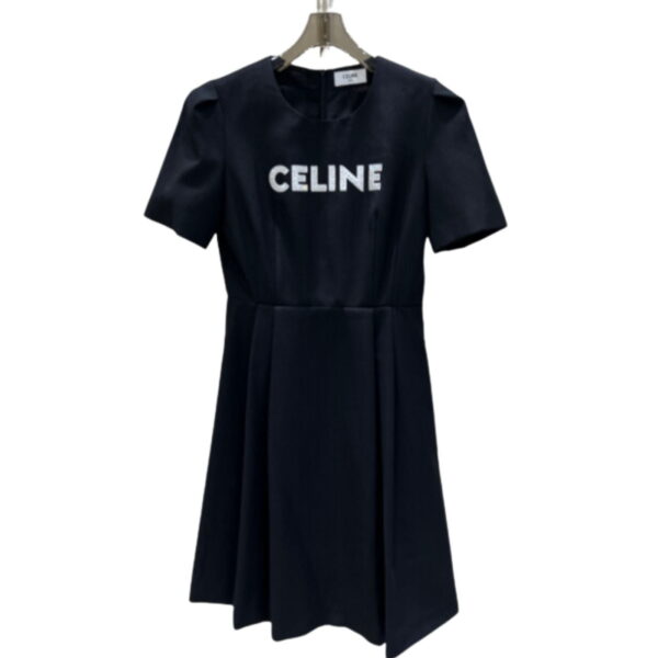 Round Neck Dress Black For Women