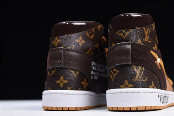 S051 – Louis Vuitton X Off-White X Air Jordan 1 Customs Mens Aq0818-202
