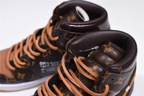 S051 – Louis Vuitton X Off-White X Air Jordan 1 Customs Mens Aq0818-202