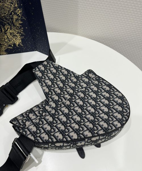 1:1 Replica Saddle Bag Blue For Women 10in/26cm 1ADPO093YKY_H28E