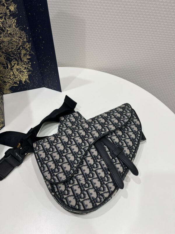 1:1 Replica Saddle Bag Blue For Women 10in/26cm 1ADPO093YKY_H28E