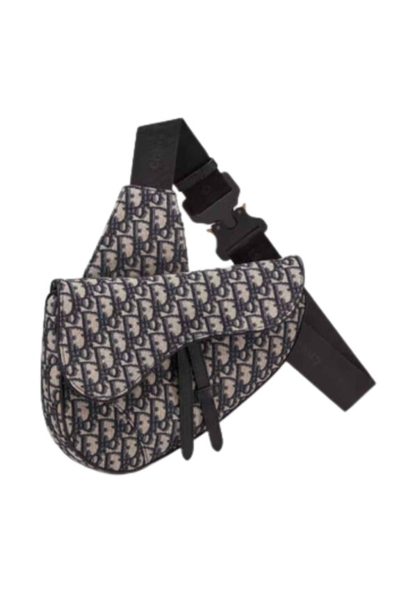 1:1 Replica Saddle Bag Blue For Women 10in/26cm 1ADPO093YKY_H28E