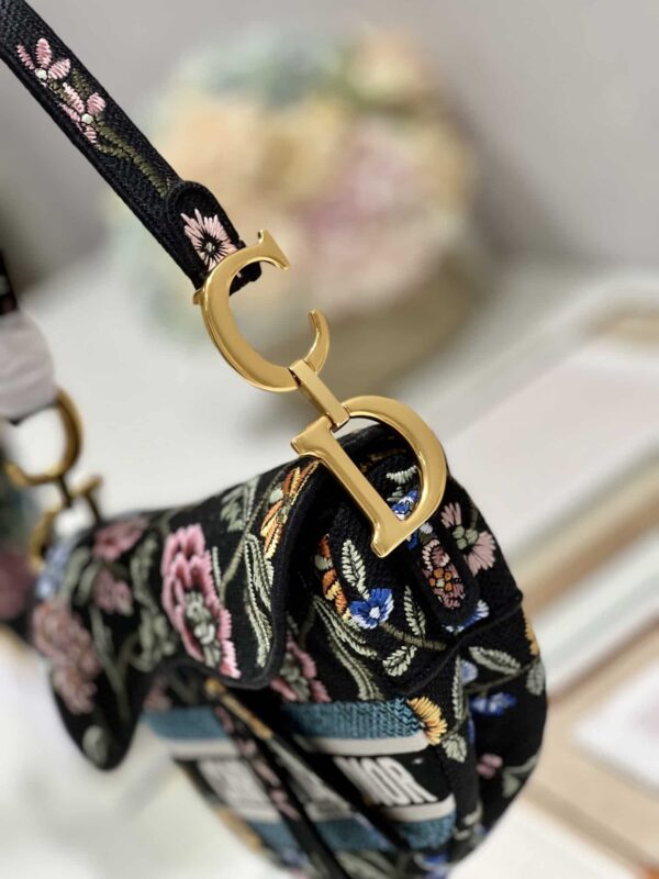 1:1 Replica Saddle Bag White/Green Khaki/Black/Beige For Women 10in/25.5 cm M0446CEAU_M933