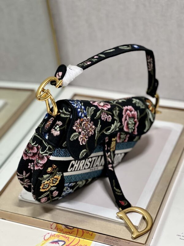 1:1 Replica Saddle Bag White/Green Khaki/Black/Beige For Women 10in/25.5 cm M0446CEAU_M933