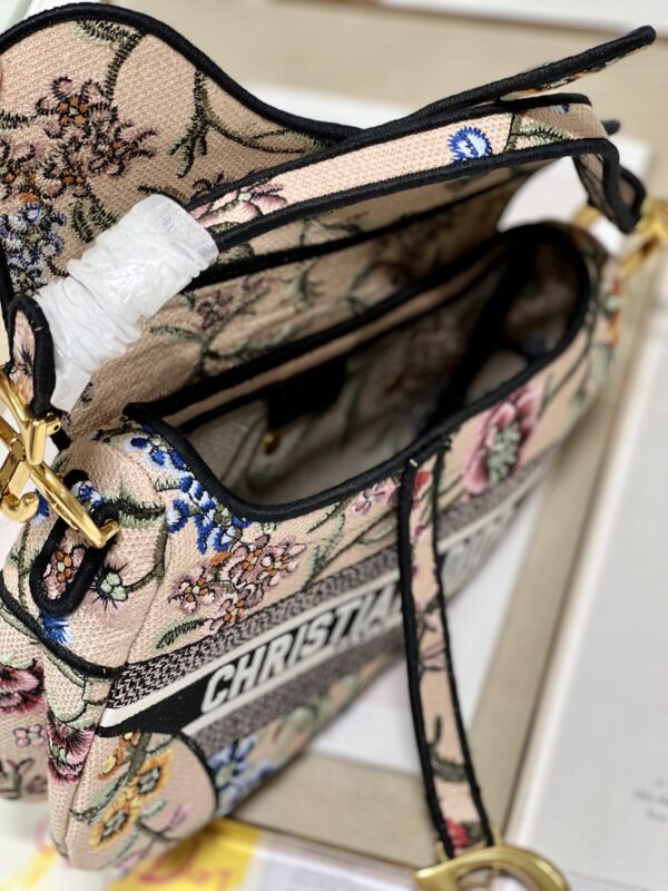 1:1 Replica Saddle Bag White/Green Khaki/Black/Beige For Women 10in/25.5 cm M0446CEAU_M933