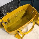 Saffiano Lux Galleria In Yellow For Women 9in/ 23cm