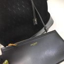 [REP 1:1] Saint Laurent All-Over Monogram Bucket Bag Black For Women 10.5in/27cm YSL