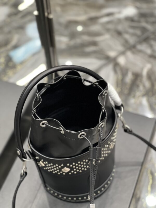 [REP 1:1] Saint Laurent Bahia Small Bucket Bag Black For Women 10.2in/25cm YSL 685628AAAEF1077