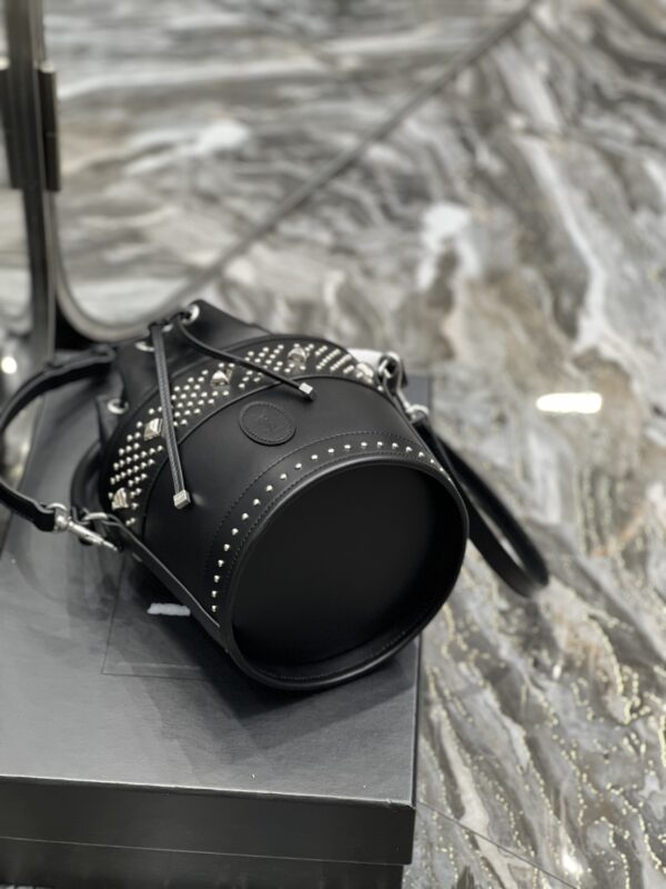 [REP 1:1] Saint Laurent Bahia Small Bucket Bag Black For Women 10.2in/25cm YSL 685628AAAEF1077