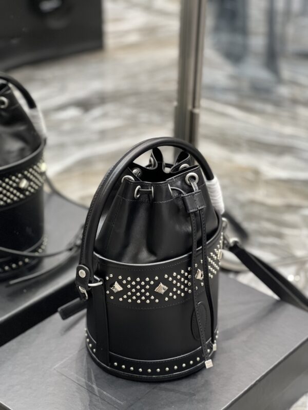 [REP 1:1] Saint Laurent Bahia Small Bucket Bag Black For Women 10.2in/25cm YSL 685628AAAEF1077