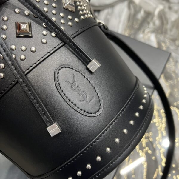 [REP 1:1] Saint Laurent Bahia Small Bucket Bag Black For Women 10.2in/25cm YSL 685628AAAEF1077