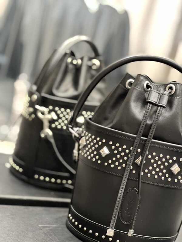 [REP 1:1] Saint Laurent Bahia Small Bucket Bag Black For Women 10.2in/25cm YSL 685628AAAEF1077