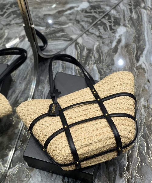 [REP 1:1] Saint Laurent Beatrix Panier Cut Out Beige For Women, Women's Bags 16.9in/43cm YSL
