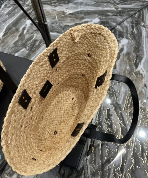 [REP 1:1] Saint Laurent Beatrix Panier Cut Out Beige For Women, Women's Bags 16.9in/43cm YSL