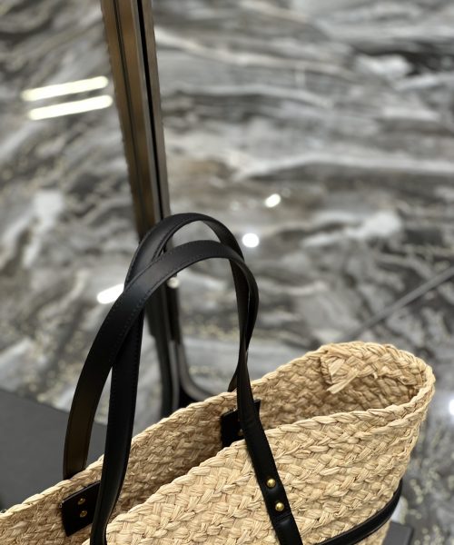 [REP 1:1] Saint Laurent Beatrix Panier Cut Out Beige For Women, Women's Bags 16.9in/43cm YSL
