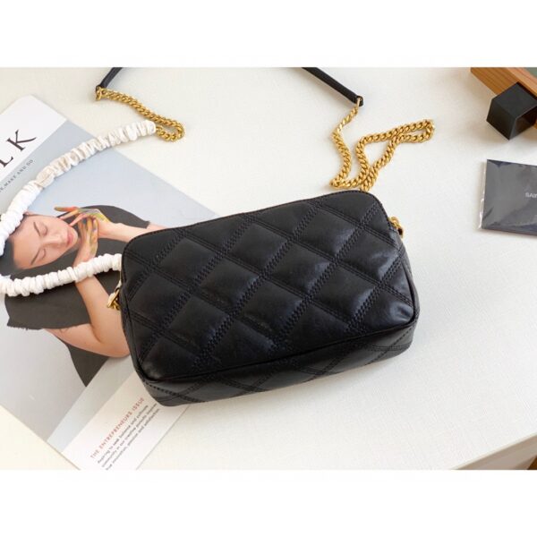 [REP 1:1] Saint Laurent Becky Crossbody Bag Black For Women 7in/18cm YSL P00533588