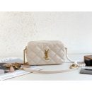[REP 1:1] Saint Laurent Becky Crossbody Bag White For Women 7in/18cm YSL P00555149
