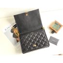 [REP 1:1] Saint Laurent Becky Small Shoulder Bag Black For Women 10.5in/27cm YSL P00420101