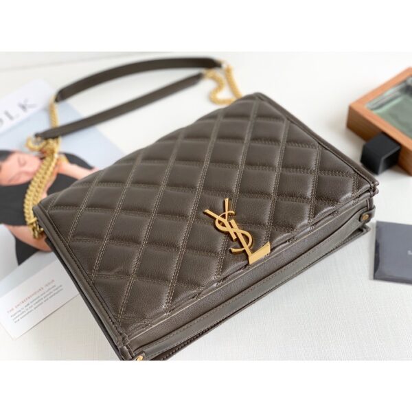 [REP 1:1] Saint Laurent Becky Small Shoulder Bag Brown For Women 10.5in/27cm YSL