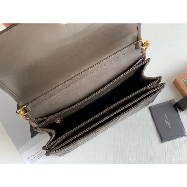 [REP 1:1] Saint Laurent Becky Small Shoulder Bag Brown For Women 10.5in/27cm YSL
