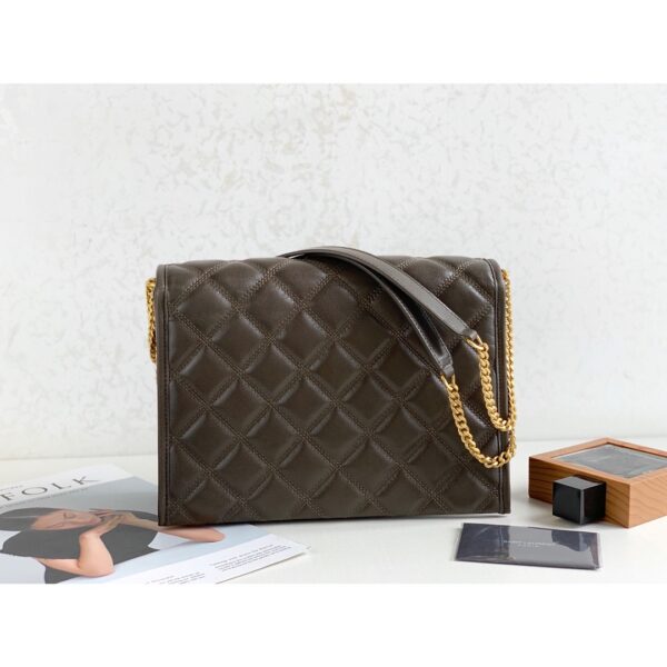 [REP 1:1] Saint Laurent Becky Small Shoulder Bag Brown For Women 10.5in/27cm YSL
