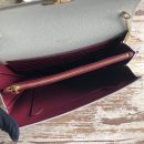 [REP 1:1] Saint Laurent Cassandra Flap-Front Crossbody Bag White For Women 8.7in/22cm YSL