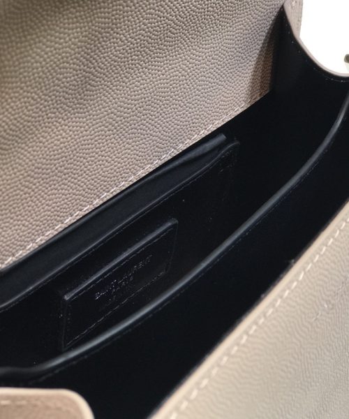 [REP 1:1] Saint Laurent Cassandra Medium Top Handle Bag Beige For Women 9.6in/24.5cm YSL