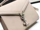 [REP 1:1] Saint Laurent Cassandra Medium Top Handle Bag Beige For Women 9.6in/24.5cm YSL