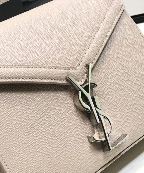 [REP 1:1] Saint Laurent Cassandra Medium Top Handle Bag Beige For Women 9.6in/24.5cm YSL