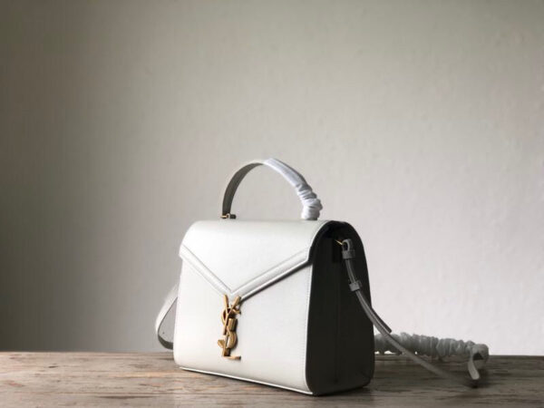 [REP 1:1] Saint Laurent Cassandra Medium Top Handle Bag Black For Women 8.7in/22cm YSL