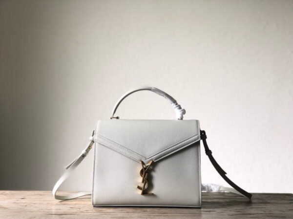 [REP 1:1] Saint Laurent Cassandra Medium Top Handle Bag Black For Women 8.7in/22cm YSL