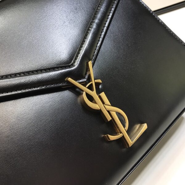 [REP 1:1] Saint Laurent Cassandra Medium Top Handle Bag In Grain Black For Women 9.6in/24.5cm YSL 623931BOW0W1000