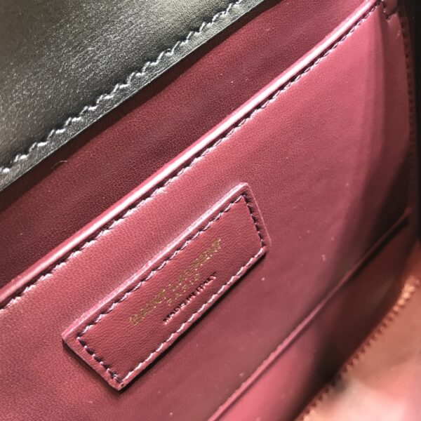 [REP 1:1] Saint Laurent Cassandra Medium Top Handle Bag In Grain Black For Women 9.6in/24.5cm YSL 623931BOW0W1000