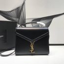 [REP 1:1] Saint Laurent Cassandra Medium Top Handle Bag In Grain Black For Women 9.6in/24.5cm YSL 623931BOW0W1000