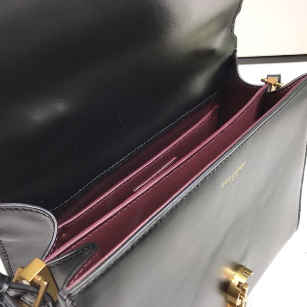 [REP 1:1] Saint Laurent Cassandra Medium Top Handle Bag In Grain Black For Women 9.6in/24.5cm YSL 623931BOW0W1000