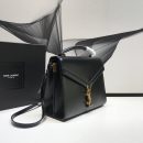 [REP 1:1] Saint Laurent Cassandra Medium Top Handle Bag In Grain Black For Women 9.6in/24.5cm YSL 623931BOW0W1000
