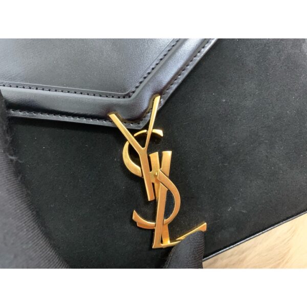 [REP 1:1] Saint Laurent Cassandra Medium Top Handle Bag In Grain Black For Women 9.6in/24.5cm YSL 623931BOW0W1000